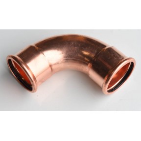 Copper press-fit 90 deg elbow